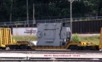 P+H Harnischfeger component on their special-duty 8-truck flat less than two miles from the plant